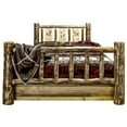 thumbnail image 2 of Glacier Country Collection California King Storage Bed w/ Laser Engraved Bear Design, 2 of 6