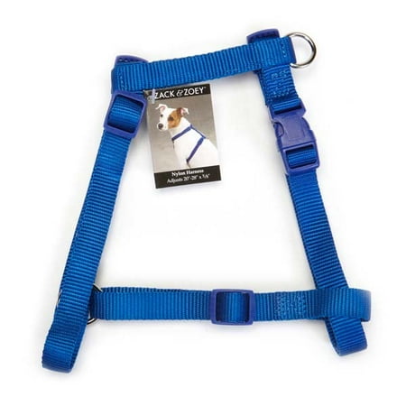 Zack & Zoey Nylon Harness 8-14in Dkb