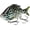 Blue Mackerel, variant on Bassdash SwimPanfish 0.34oz Hard Swimbaits Multi Jointed Topwater Trout Bass Fishing Crank Lure for Freshwater and Saltwater