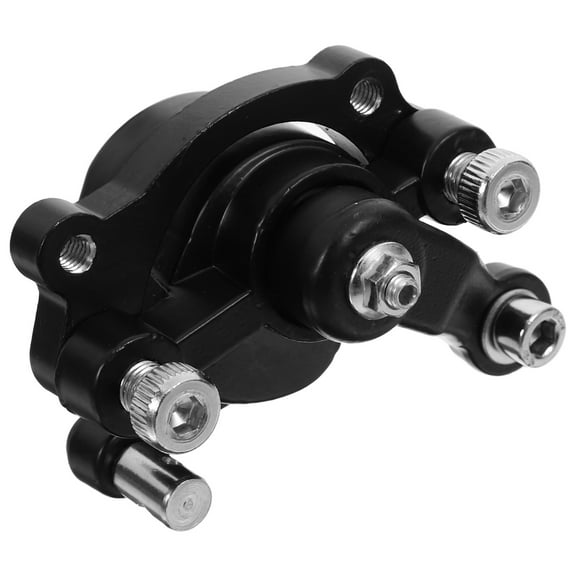 Rear Disc Brake Caliper for ATV with Excellent Braking Performance and Durable Iron Construction Black Right