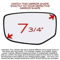 thumbnail image 2 of Rugged TUFF Driver Side Mirror Glass Replacement for 2008-2012 Honda Accord (Heated Defrost), 2 of 9