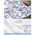 thumbnail image 6 of Blue Flower Beach Towels Oversized Super Absorbent, Spring Leaf Vintage Farmhouse Boho Plant Lightweight Bath Towel Quick Dry Sets For Bathroom/Pool/Rv Camping/Beach Play/Gym Room/Picnic 23"x47", 6 of 8