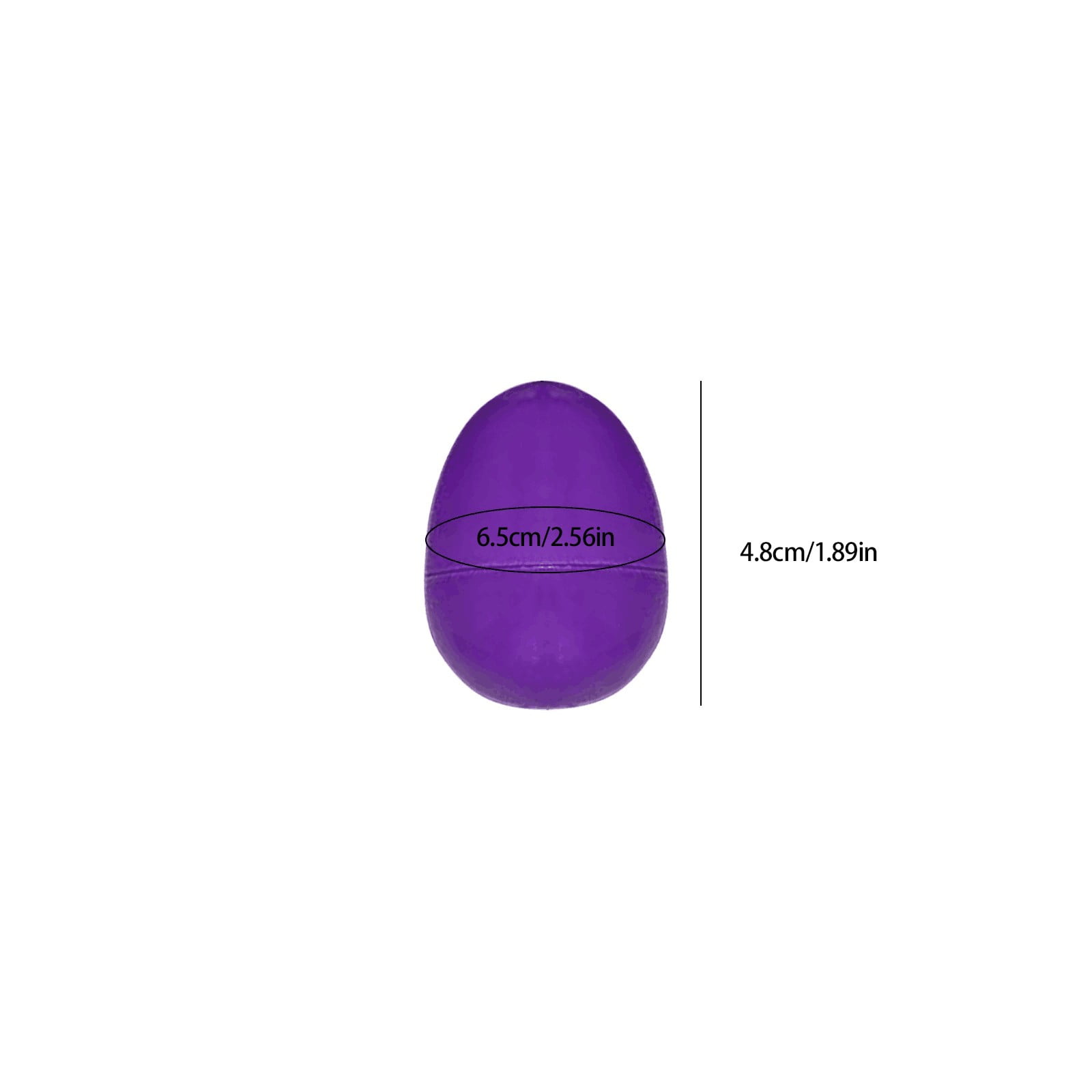 Homesteed 100pc Fillable Easter Eggs Empty Hinged Easter Decorations Pop Proof Seal for Easter Hunt and Tossing Gifts