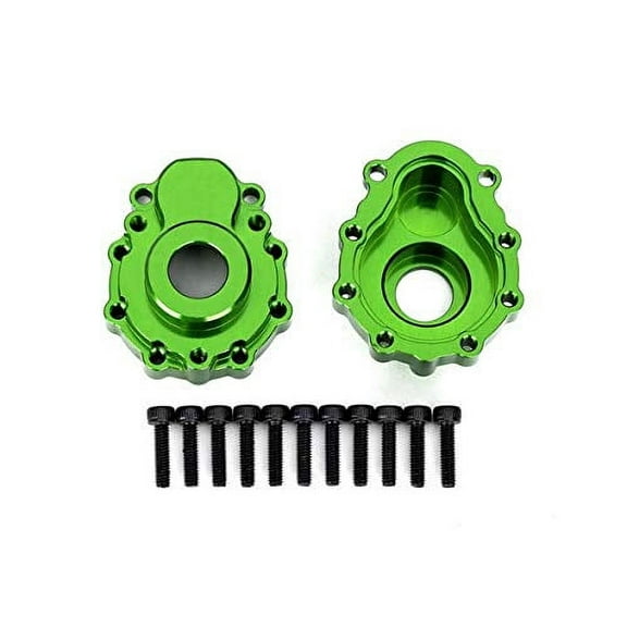 Traxxas Portal Housings, Outer, 6061-T6 Aluminum (Green-Anodized) (2)/ 2.5X10 Cs (12) 8251G