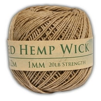Hemptopia, 1 mm Beeswax, Hemp Twine for Arts & Crafts, 1 Piece