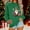 Green, variant on Christmas Sweatshirts for Women Embroidered Christmas Shirt Xmas Tree Gift Casual Long Sleeve Pullover Tops Black S
