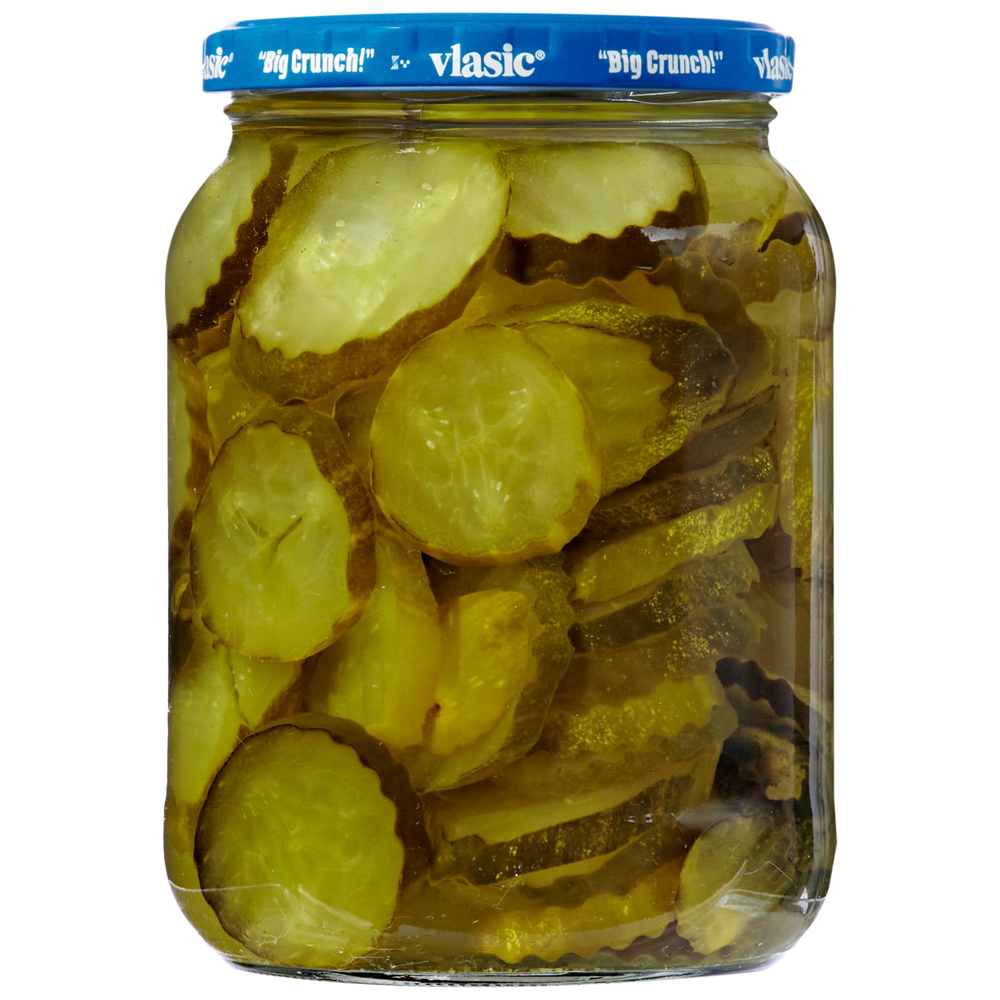 Vlasic Ovals Hamburger Dill Pickle Chips, 32 fl. oz.