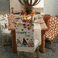 thumbnail image 2 of Fall Chair Covers Set of 4 Gnome and Pumpkin Chair Back Cover Dining Chair Covers for Kitchen Party Removable Seat Covers for Chairs Fall Decorations, 2 of 7