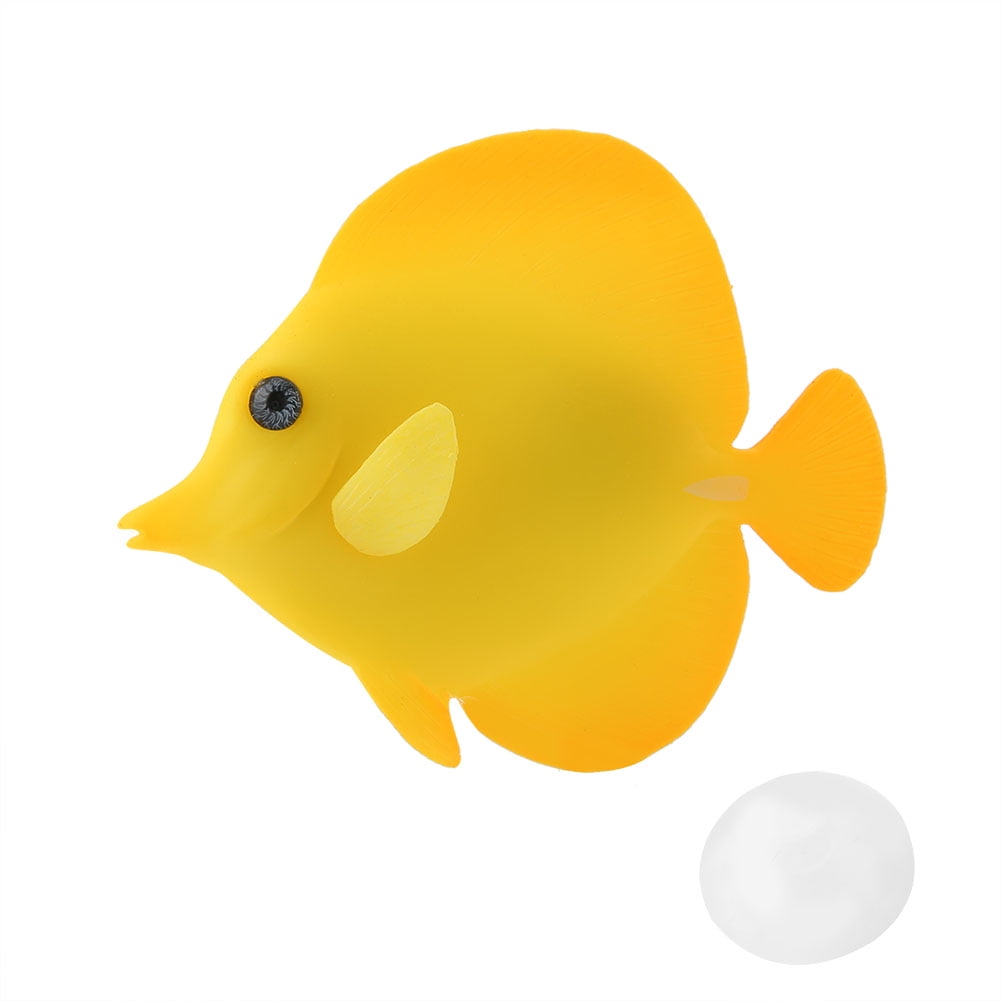 Fish Tank Ornament Aquarium Decoration Tropical Fake Fish Funny Artificial Luminous Fish 03#