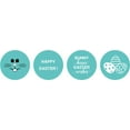 thumbnail image 2 of Darling Souvenir Easter Theme Stickers For Chocolate Chocolate Labels 190 Pcs DIY-Light Blue, 2 of 2