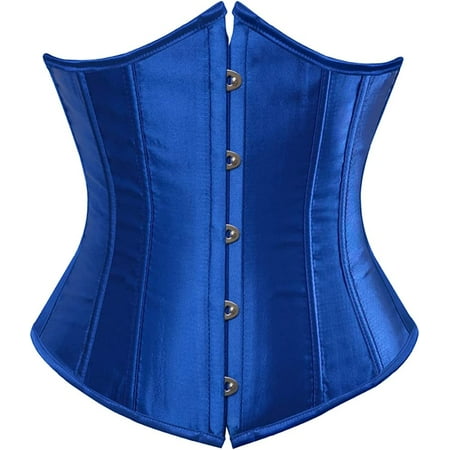 

QWZNDZGR Women s 9427 Lace Up Boned Underbust Waist Trainer Corset