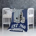 thumbnail image 6 of Football Fans Blanket Football Team Throw Blanket City Classic Flannel Blanket Plush Lightweight Soft Cozy Warm Fuzzy Fleece Football Gifts for Men Bedroom Decor Sofa Couch Bed 60"X50", 6 of 6
