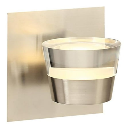 

PLC Lighting 90061SN Sitra Single Vanity Wall Sconce Satin Nickel