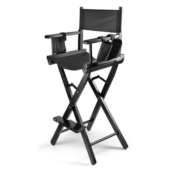 Makeup Chair Artist Directors Actor Wood Stool Professional Light