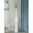 thumbnail image 2 of Unique Style 58.75 inch Tall Floor Vase for Entryway, Dining, or Living Room Decor, Elegant White Ceramic Tall Vase with Intricate Design, Contemporary Home Accent Piece, Modern Decorative Pottery, 2 of 8
