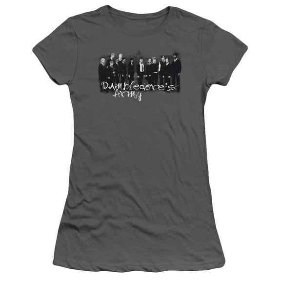 Harry Potter And The Order Of Phoenix Da Squad S/S Junior Women's T-Shirt Sheer Charcoal