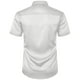 thumbnail image 5 of pstuiky camisetas de hombre, Camisa informal de manga corta con solapa y botones de color liso para fiesta de baile para hombre camisas casuales para hombre xxxxl, 5 of 8