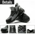 thumbnail image 3 of AUXDIQ Work Shoes Men Women Breathable Steel Toe Cap Industrial Trainers Lightweight Construction Sneakers Sport Shoes, 3 of 6