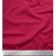 thumbnail image 1 of Soimoi Pink Velvet Fabric Line & Circle Geometric Print Fabric by the Yard 58 Inch Wide, 1 of 3