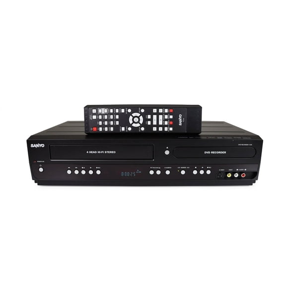Restored Sanyo RFWZV475F DVD VCR Recorder with Remote, Manual, and Cables (Refurbished)