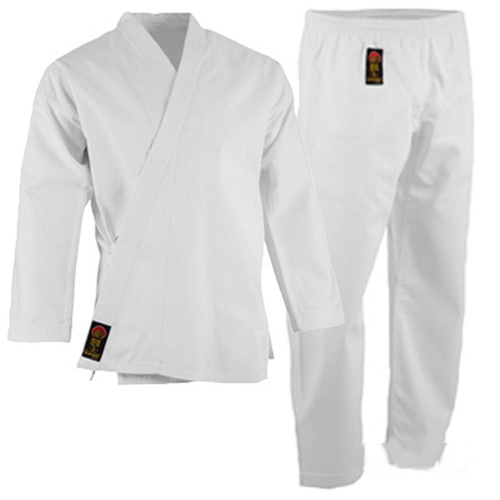 ProForce Gladiator Medium Weight Uniform White Elastic Drawstring