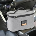 thumbnail image 2 of Heated Lunch Box, Thermal Portable Oven with Oxford Cloth Material, Leakproof Design, Adjustable Shoulder Strap, Reusable Insulated Lunch Container for School, Camping Trips, 2 of 5