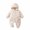 C-Beige83, variant on DHFJKG Infant Toddler Hooded Jumpsuits Winter Clothes Fuzzy Lining Long Sleeve Cartoon Dinosaur Print Button Down Onesie For Home Cute One-Pieces