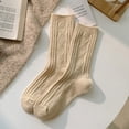 thumbnail image 2 of Women Wool Socks for Hiking Boot Warm Knit Cozy Winter Crew Duty Work Soft Sock, 2 of 2
