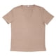 thumbnail image 3 of Camisas Elvqul para Hombre Casuales a Rayas Caqui Cuello Redondo Manga Corta, 3 of 8
