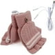 thumbnail image 1 of Guantes calefactables USB, manoplas calefactables de invierno, guantes calefactables de media mano con calefacción por USB, guantes de esquí para estudiantes y mujeres, guantes cálidos, 1 of 1