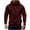 Mens Hoodies & Sweatshirts Wine, variant on Zip Up Hoodies for Men with Zipper Pockets Fleece Lined Sweatshirts Mens Casual Solid Color Long Sleeve Thermal Warm Athletic Workout Jackets & Coats