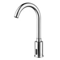 thumbnail image 1 of Grifo Con Infrarrojo Sensor de Lavabo, Automático Grifo sin Contacto para Ovalin de Baño, Llave Griferia de Cocina Manos Libres para Agua Fría, Cromado, 1 of 7