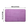 thumbnail image 3 of Carpet Polyester Carpet Memory Cotton Outdoor Indoor And Outdoor Bathroom Kitchen Carpet Floor Mat Grid 60X40Cm Deep Purple, 3 of 6