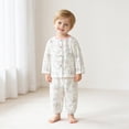 thumbnail image 6 of CAUYDY 2T 3T 4T 5T Child Girls Clothing Baby Sleepers Fall Winter Long Sleeve T-Shirt and Pants 2Pcs Set Toddler Pajamas Little Kid Outfits for Girl Sizes 2-3 Years,Pink, 6 of 6