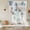 Light Gray Mist Blue, variant on Blue Oceans Beach Balloon Curtains for Windows, Bedroom Curtains 54 Inch Length, Nautical Coastal Starfish Seashell Tie Up Curtains Panels Thermal Insulated Bathroom Curtains Window 42"x54"