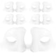 thumbnail image 2 of Corrector de hallux valgus, 5 pares de férulas para juanete, separadores de hallux valgus, separadores de dedos, máxima eficiencia, 2 of 14