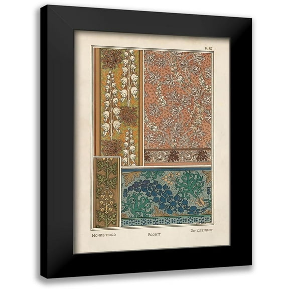 Vision Studio 11x14 Black Modern Framed Museum Art Print Titled - Nouveau Decorative X