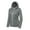 GRAY, variant on Women's Lightweight Hooded Softshell Jacket for Running Travel Hiking, Windproof, Water Repellent Black Size XL