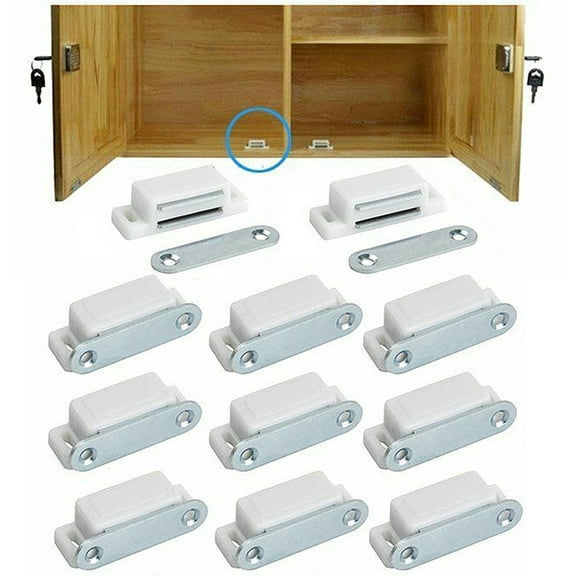 Leaveforme Magnetic Door Catch ABS 10 Piece Pack
