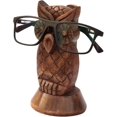 thumbnail image 1 of Soporte para gafas de madera con diseño de búho STORE INDYA, 1 of 2
