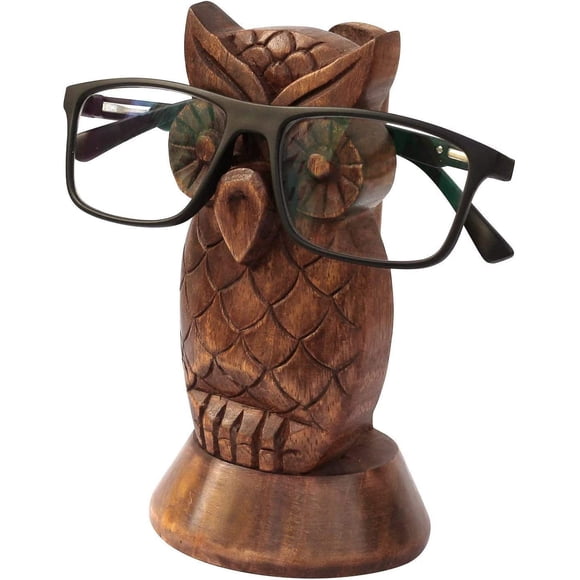 Soporte de gafas de madera para gafas STORE INDYA Owl