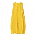 thumbnail image 6 of ZKCCNUK Summer Dresses for Women Casual Sleeveless Maxi Dress Beach Vacation Long Sundresses with Pockets, 6 of 6
