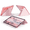Pink, variant on ZKTUYU Case for iPad A16 11th Generation 11 inch 2025, iPad 10th Generation 10.9 Inch 2022, Clear back Shockproof Shell Cover with Pencil Holder, Support Multi Angle stand, Auto Wake/Sleep, Pink