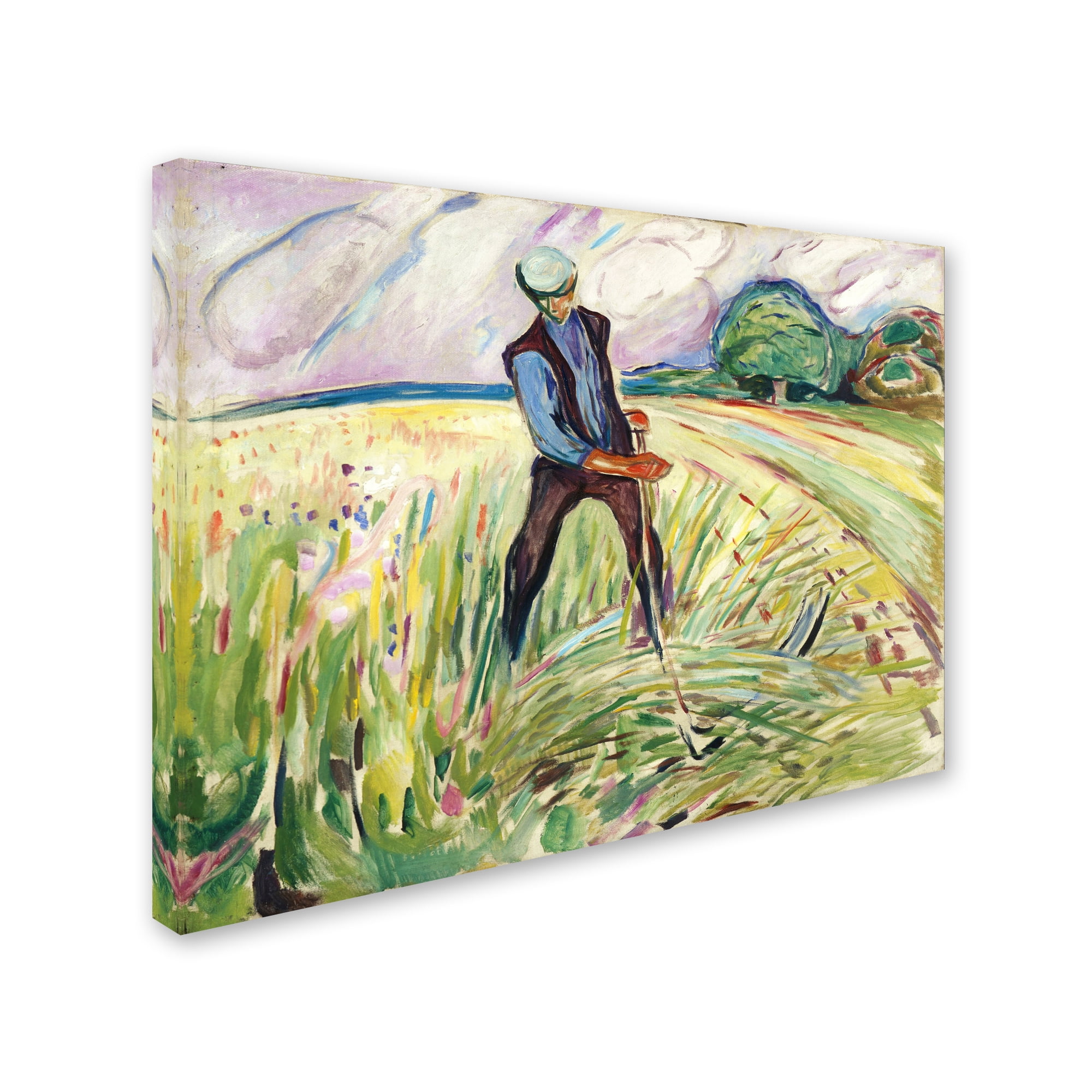 Trademark Fine Art 'The Haymaker' Canvas Art by Edvard Munch