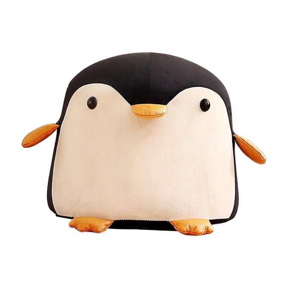Lindos Reposapiés de Animales Puff Reposapiés Taburete bajo nórdico de Dibujos Animados con Asiento Acolchado Reposapiés Taburete para Oficina Sala de negro Macarena Escabel