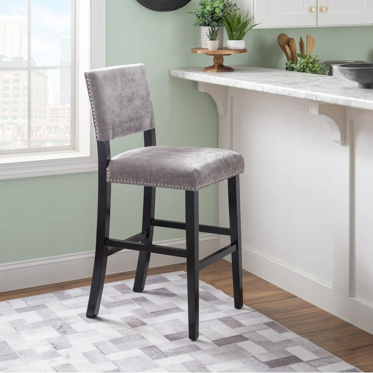 Dark grey bar stool new arrivals