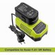 thumbnail image 4 of PB For Ryobi P117 P118 P118 Charger for Ryobi one 9.6V-18V Lithium Ion NiMH Battery P100 P102 P103 P104 P105 P107 P108 P109 18 Volt One + Battery, 4 of 4