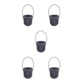 thumbnail image 2 of Transemion ABS Decorate With Lightweight Planter With Removable Strape And Wall-Mount Option Inner Layer Hollowed Out For Better Black 8.7*9.5*20.5cm 5Set, 2 of 6