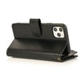 thumbnail image 2 of Allytech iPhone 11 Wallet Case, 9 Cards Holder Zipper Wallet Case for Women Men Shockproof Hand Strap Full Protective Flip Stand Case Cover for  Apple iPhone 11 6.1" - Black, 2 of 9