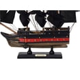 Handcrafted Model Ships PLIM12-BP-B 9 x 2 x 12 in. Wooden Black Pearl ...